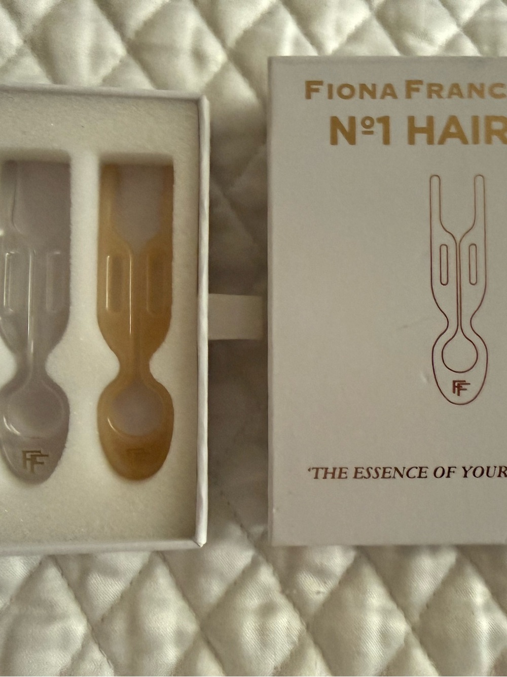 Fiona Franchimon N°1 Hairpin Set | Brown, Clear, Cream | NIB | Great For Updo - Picture 6 of 8